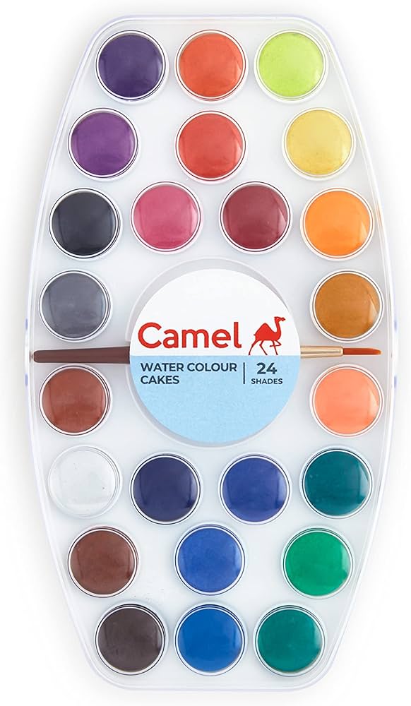 Camel Water Color Cakes