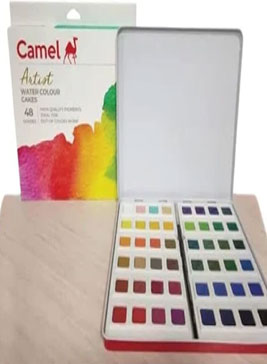 Water Color Cakes Assorted 48 Shades