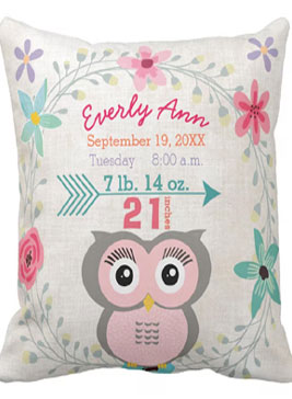 Personalized Festive Pillow