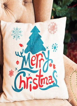Personalized Festive Pillow