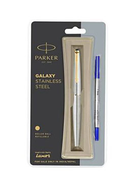 Galaxy Stainless Steel Refillable Pen (with 1 Count) | 20 x 20 x 120 mm