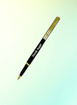 Parker Galaxy Gold Trim Personalised Pen