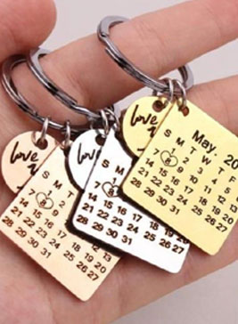 Personalized Engraved Metal Keychain