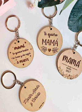 Wooden Personalized Keychains
