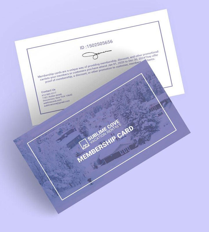 Club Membership Card