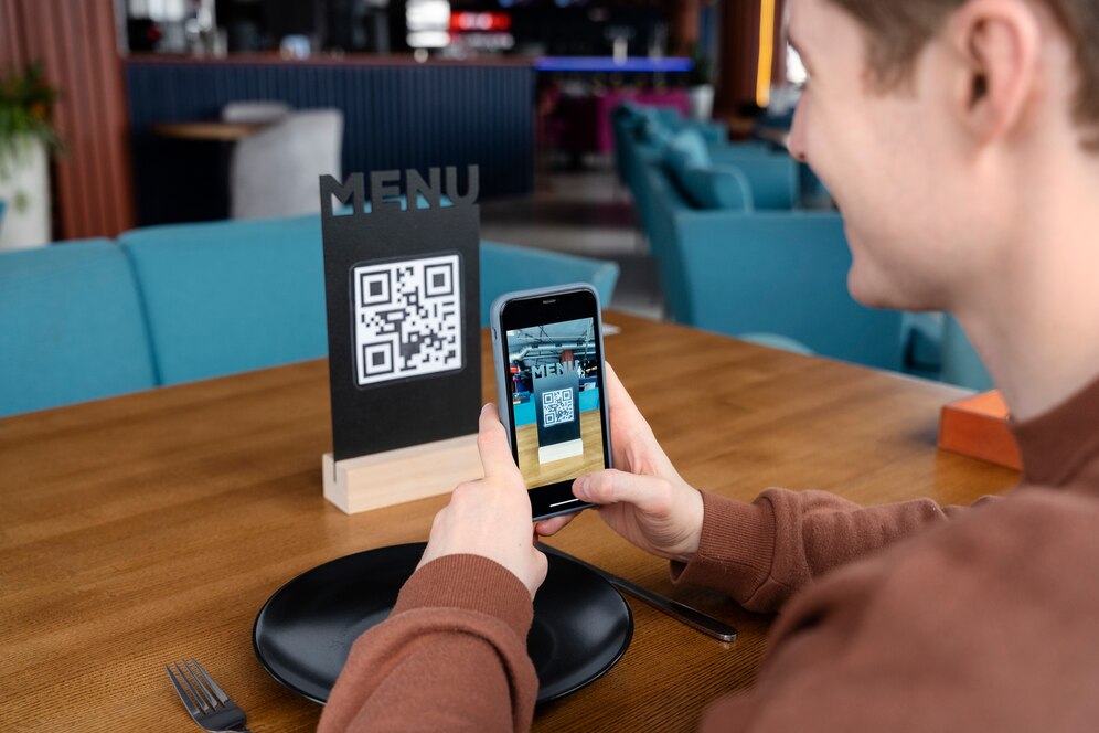 Metal QR Code Stand