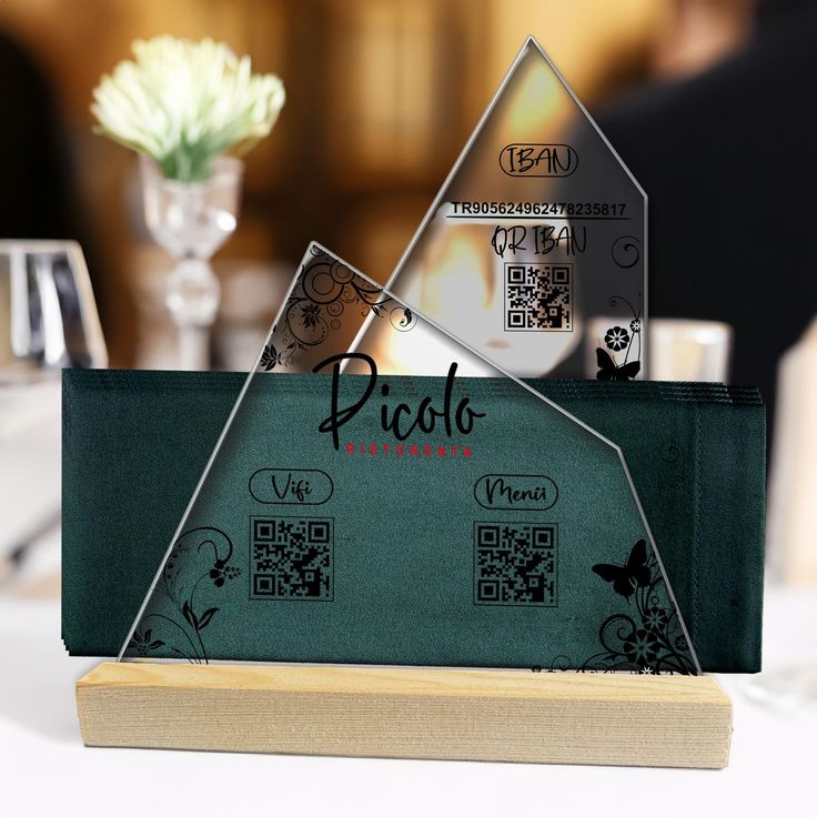 Custom QR Code Stand