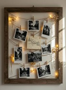 Custom Hanging Display Photo Frame