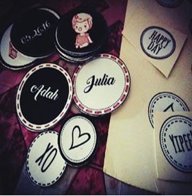 Chromo Sticker Labels  
