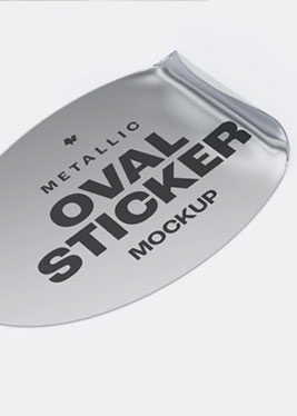 Silver Vinyl Stickers 