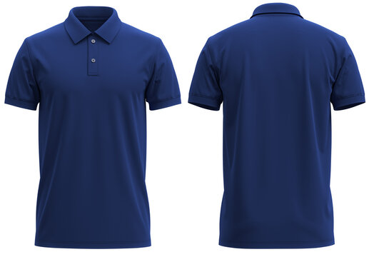Polo Neck Cotton T-Shirt