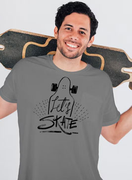 Basics Polyester T-Shirts Printing 